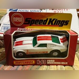 Matchbox Speed Kings Ford Cobra Mustang MkII K60